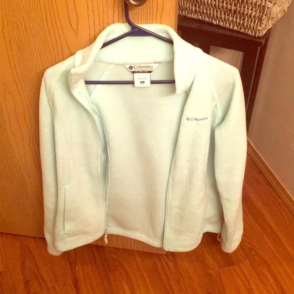 Light blue Columbia Zip-Up